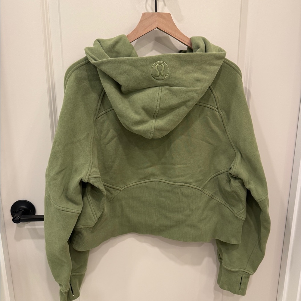 lululemon athletica Olive Green Half-Zip Hoodie - Picture 3 of 6